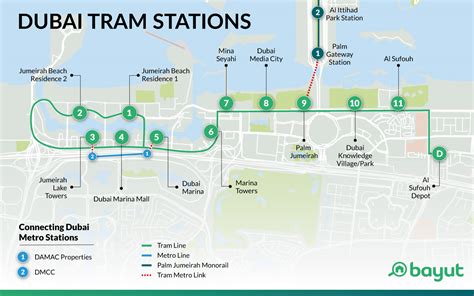 Dubai Tram Guide: Map, Stations, Timings & more - MyBayut