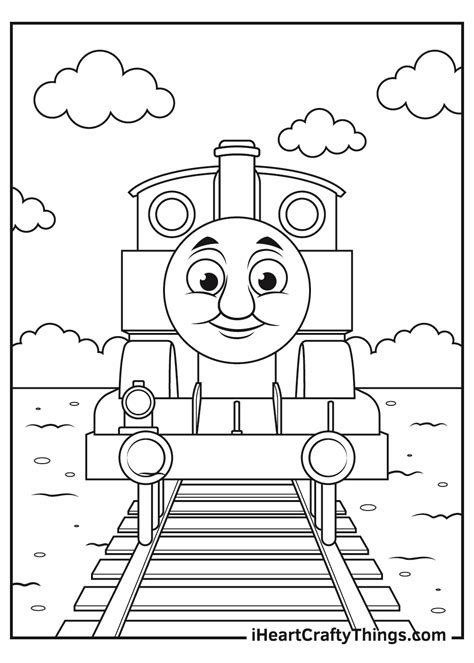 Coloring Pages Printables Trains