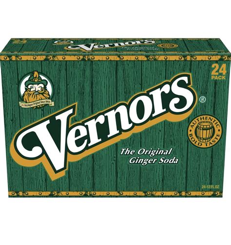 Vernors Ginger Ale, Pack of 24, 12 oz Cans - Walmart.com