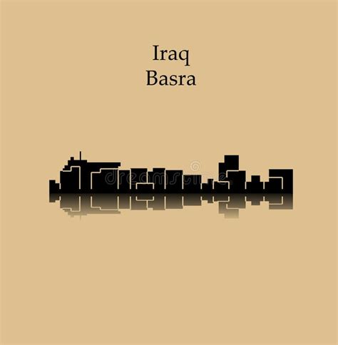 Basra, Iraq, City Silhouette Stock Illustration - Illustration of park ...