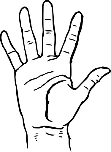 SVG > hand palm print - Free SVG Image & Icon. | SVG Silh
