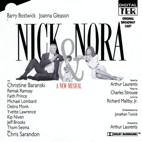 Nick and Nora - 1992 Original Broadway Cast | It cast, Nick and nora, Broadway