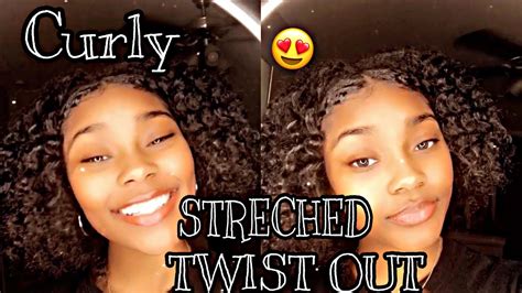 TWIST OUT ON NATURAL CURLY HAIR - YouTube