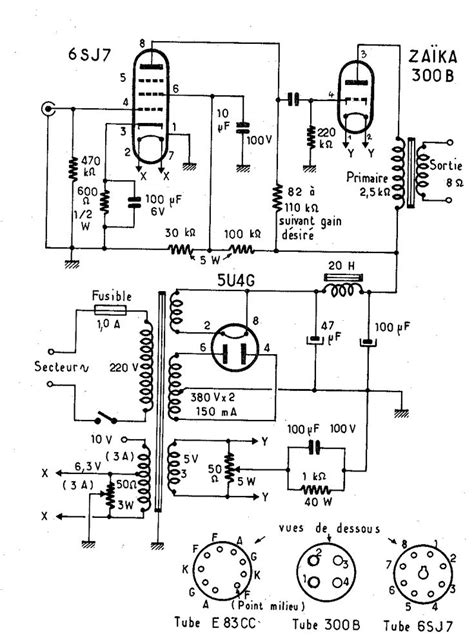 Valve Audio Amplifier Circuit Diagram | Wiring Diagrams Nea