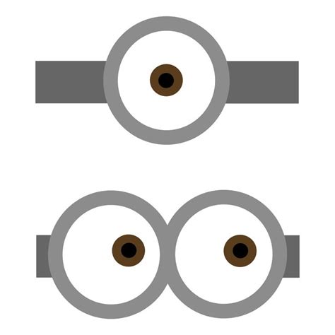 Despicable Me Minion Eyes Printable | Minions eyes, Minions, Purple minions