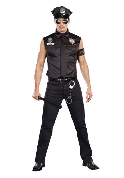 Sexy Cop Plus Size Costume for Men 2X