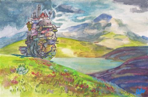 Howl's Moving Castle Painting by Aichouli on DeviantArt