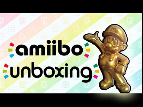 Gold Mario (Super Mario Series) Amiibo Unboxing - YouTube