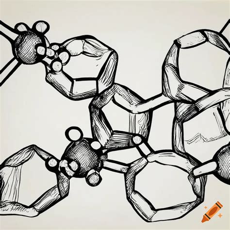 DMT molecule structure on Craiyon