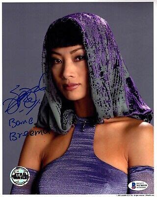 BAI LING Signed Auto STAR WARS "Bana Breemu" 8x10 OPX Photo BAS WITNESS #WC88559 | eBay