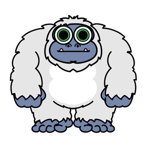 a cartoon gorilla with big green eyes