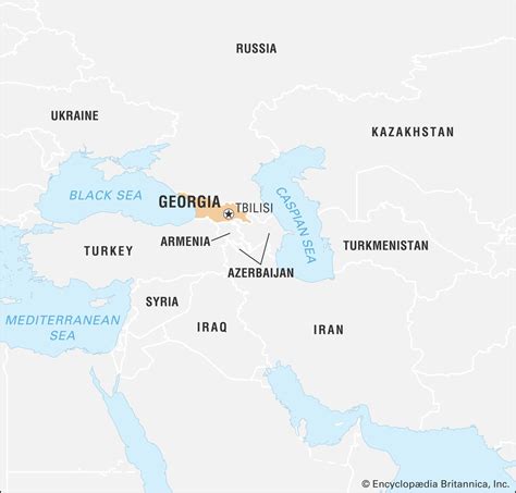 Where Is Tbilisi Georgia On World Map - Map Of Wake