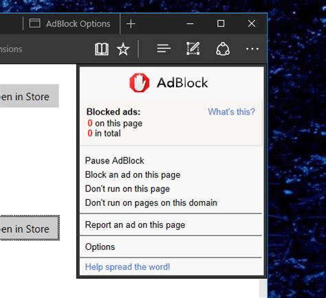 AdBlock and Adblock Plus Extension for Microsoft Edge - Edge Talk