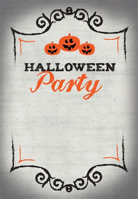 38 Halloween Invitation Template | Halloween invitaciones, Invitaciones ...