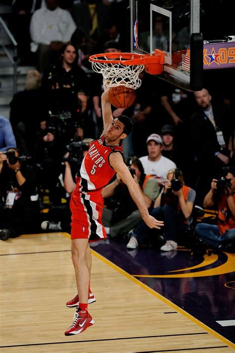 Rudy Fernandez Portland Trail Blazers NBA Slam Dunk Contest | Fotografía de baloncesto ...