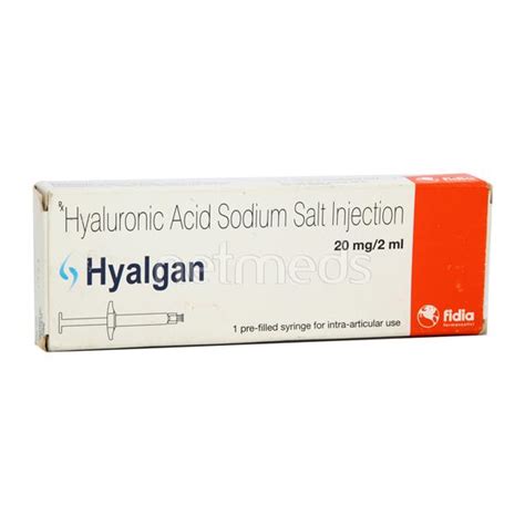 Hyalgan 20mg Injection 2ml - Price, Uses, Side Effects | Netmeds