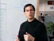 Presentation Zen: Steve Jobs at the whiteboard (c. 1991)