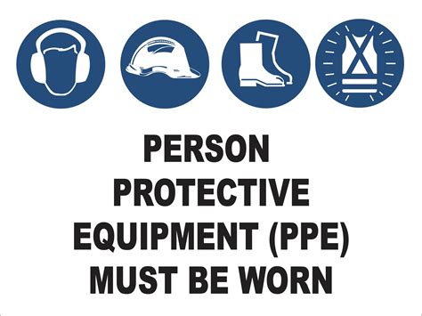 PPE Protection Sign | Safety Signs | Mandatory Signs