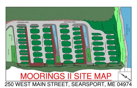 Moorings II Site Map 2025 - Moorings Oceanfront RV Resort