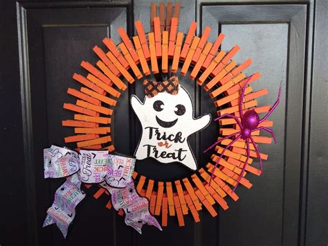 Dollar Tree Halloween wreath | Dollar tree halloween, Halloween wreath ...