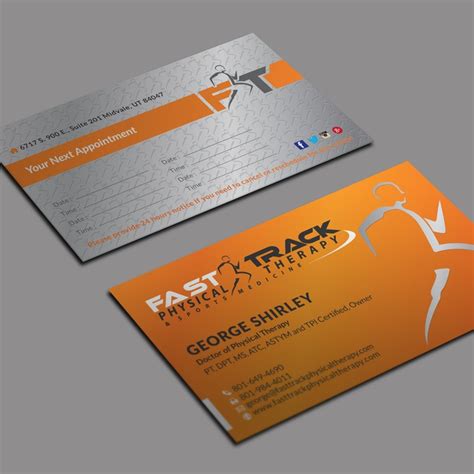 Physical Therapy business card design for Sports Medicine related business | Business card contest