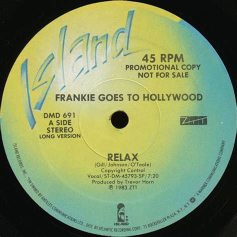 Frankie Goes To Hollywood – Relax (1983, SRC pressing , Vinyl) - Discogs