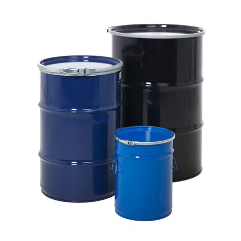 Open Top Steel Drum Barrel Container For Industrial Agriculture Storage ...