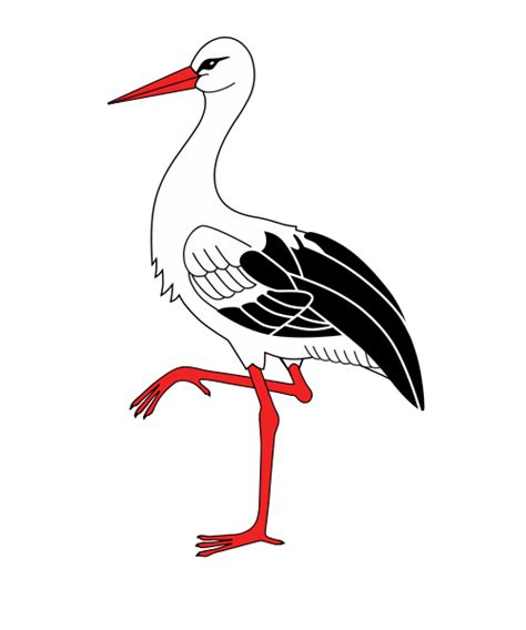 File:Cigogne patte posée.svg - Wikimedia Commons | Cigueñas dibujo, Cigüeñas, Páginas para colorear