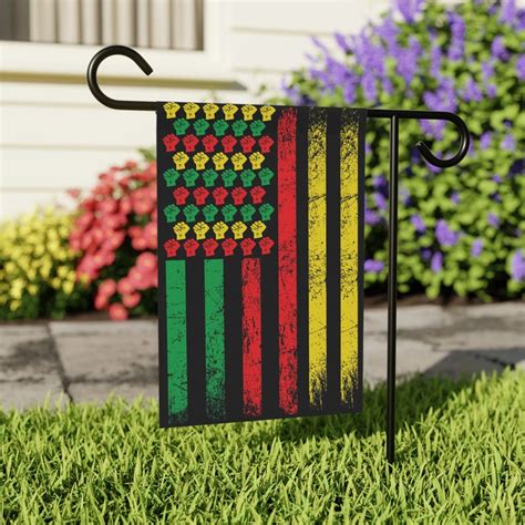 African American Black Flag Home Decorationsgarden House - Etsy