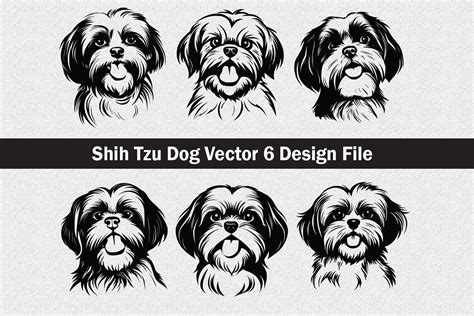 Shih Tzu Dog Vector SVG Graphic by Jennadesignsstore · Creative Fabrica