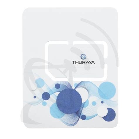 Thuraya Phone Pre Paid SIM Card (with 10 Credits)