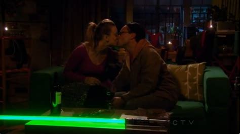 Image - The friendship contraction leonard and penny kiss.jpg | The Big ...