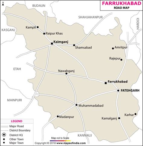 Farrukhabad Road Map