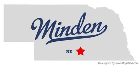 Map of Minden, NE, Nebraska