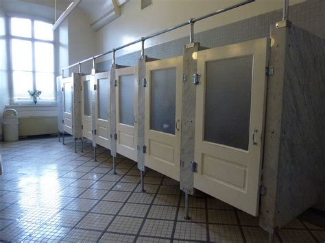 Public restrooms at National Building Museum in wa. dc. Bathroom Partitions, Bathroom Doors ...