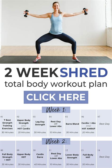 14-Day Challenge + 2 Week Home Workout Plan | Nourish Move Love in 2020 | Workout plan, Advanced ...