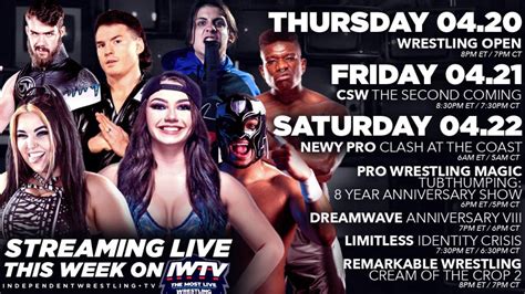 LIve This Week On IWTV - Dreamwave, Limitless & more! - News ...