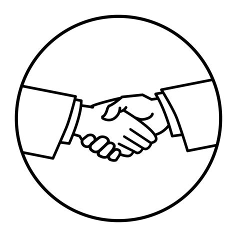 Handshake vector illustration 546519 Vector Art at Vecteezy