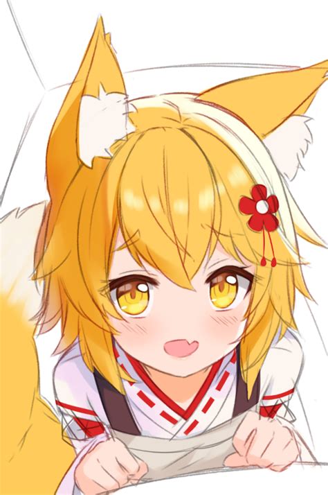 Looking up at you [Sewayaki Kitsune no Senko-san] : cutelittlefangs | Kawaii anime, Anime furry ...