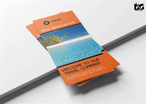 Free Travel Tri-Fold Brochure Template