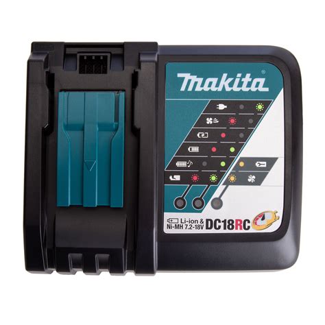 Toolstop Makita DC18RC Fast Battery Charger Li-ion 14.4V - 18V (240V)