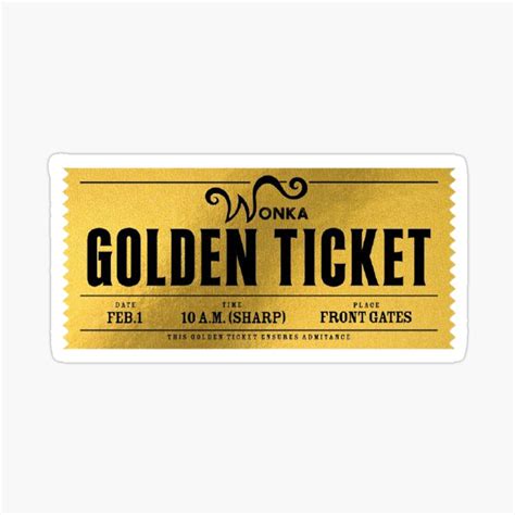 Willy Wonka Golden Ticket Clipart | ubicaciondepersonas.cdmx.gob.mx