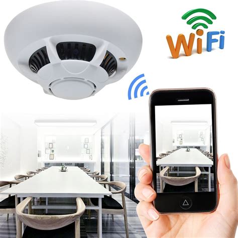 Spy IP Camera Smoke Detector [WiFi] - Spy Goodies