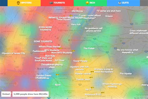 Crowdsourced map confirms long-held stereotypes about NYC neighborhoods - Curbed NY