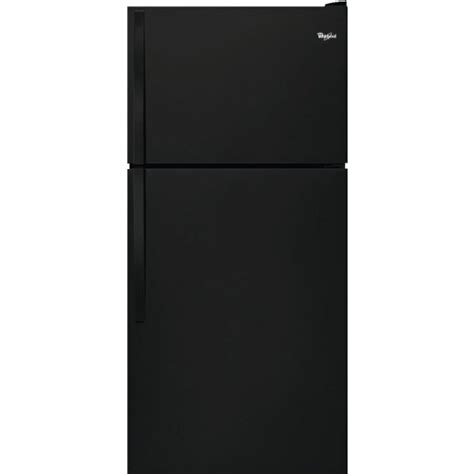 Whirlpool® 18 cu. ft. Top Freezer Refrigerator (Black) | RLW Supply Co