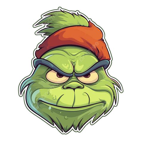 The Grinch Head Vector, The Grinch Face, The Grinch Face Clipart ...