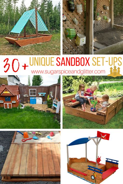 Unique Sandbox Set Ups for Kids - Sugar Spice and Glitter