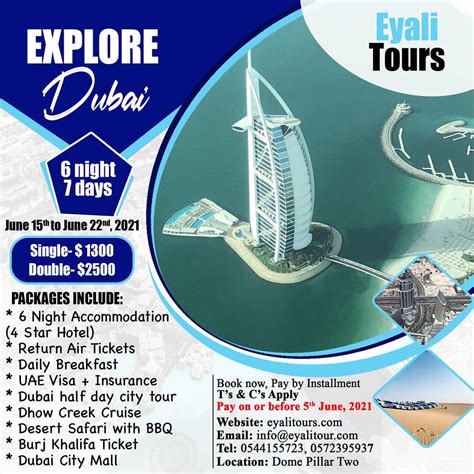 Dubai Tour, Dubai Desert Safari, Dubai City Mall Tour, |Eyali Tours