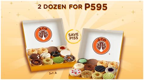 JCO Donuts offers 2 Dozens for ₱595 on Oct. 14-16