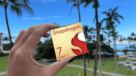 Snapdragon 7 Gen 1 turns out to be a weak chip according to benchmarks